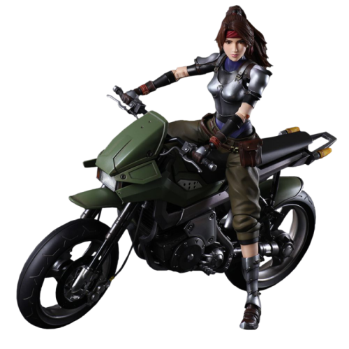 Final Fantasy VII - Jessie & Motorcycle Play Arts Action Figure