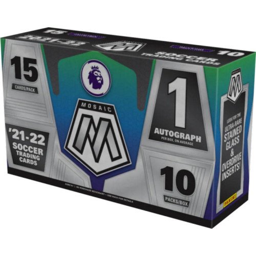 Soccer - 2021/22 Mosaic Premier League Hobby Soccer Cards (Display of 10)