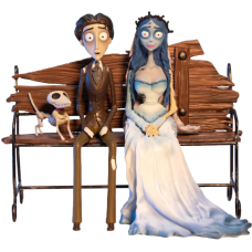 Corpse Bride - Emily and Victor 1/10th Scale PVC Statue