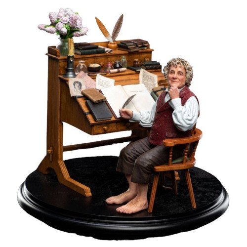The Lord of the Rings - Bilbo Baggins at his desk Classic Series 1:6 Scale Statue