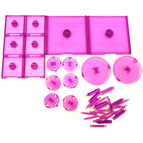 Dungeons & Dragons - Attack Wing Base & Pegs Set Purple