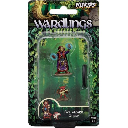 Wardlings - Boy Wizard & Imp Pre-Painted Minis