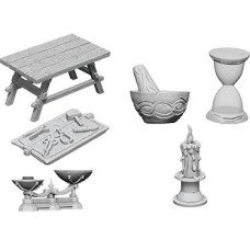 WizKids - Deep Cuts Unpainted Miniatures: Workbench & Tools