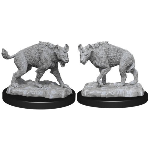 WizKids - Deep Cuts Unpainted Miniatures: Hyenas