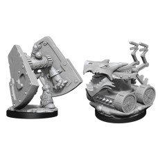 Dungeons & Dragons - Nolzur's Marvelous Unpainted Minis: Stone Defender & Oken Bolter