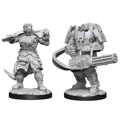 Starfinder - Deep Cuts Unpainted Miniatures: Vesk Soldier