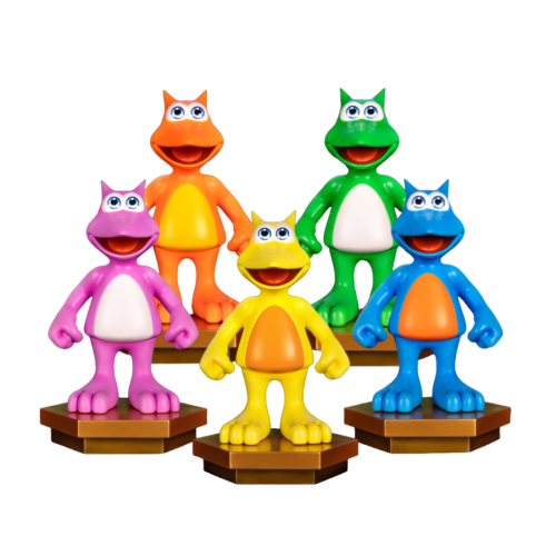 Banjo Kazooie - Jinjo 9 inch Statue Combo Set (5)