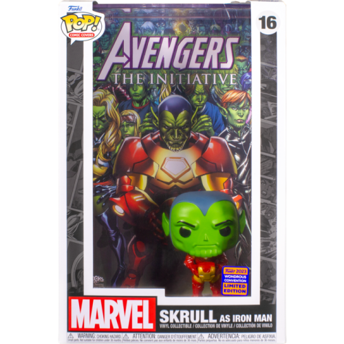 Avengers: The Initiative - Skrull As Iron Man Issue #15 Pop! Comic Covers Vinyl Figure (2023 Wondrous Convention Exclusive)
