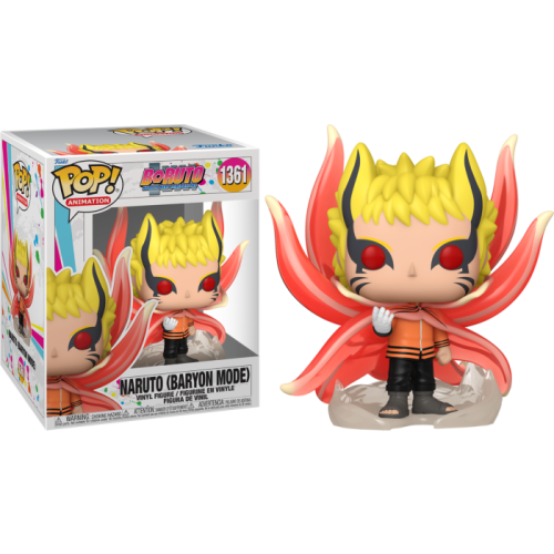 Boruto: Naruto Next Generations - Naruto (Baryon Mode) 6 inch Super Size Pop! Vinyl Figure