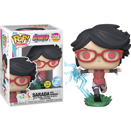 Boruto: Naruto Next Generations - Sarada with Sharingan Glow-in-the-Dark Pop! Vinyl Figure