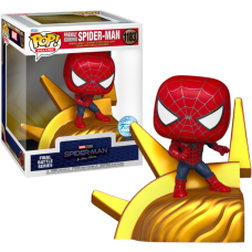 Spider-Man: No Way Home - Friendly Neighbourhood Spider-Man Final Battle Series Build-A-Scene Deluxe Pop! Vinyl Figure