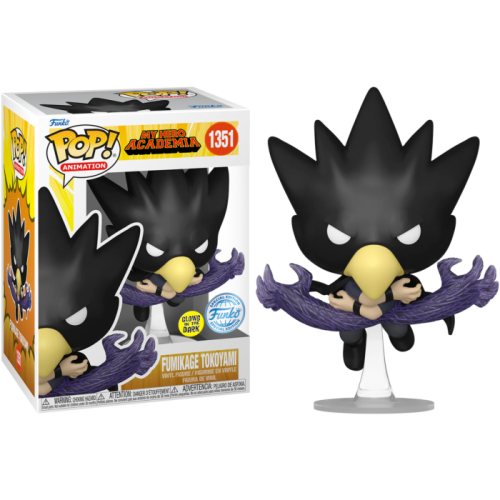 My Hero Academia: Season 5 - Fumikage Tokoyami in Fallen Angel Form Glow-in-the-Dark Pop! Vinyl Figure