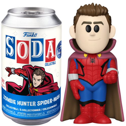 What If...? - Zombie Hunter Spider-Man SODA Vinyl Figure in Collector Can (International Edition)