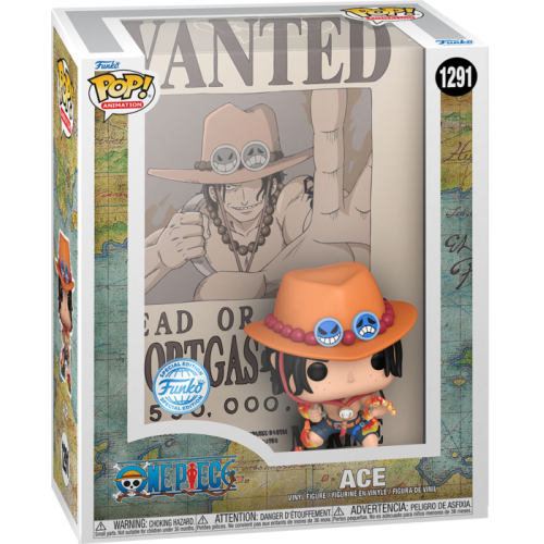 One Piece - Portgas D. Ace Wanted Poster Pop! Cover Vinyl Figure