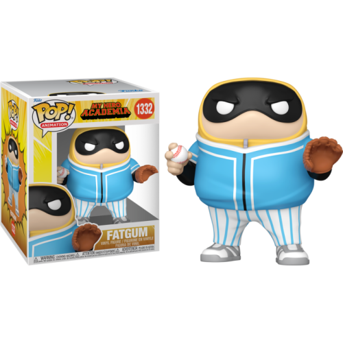 My Hero Academia - Fatgum Hero League Baseball 6 inch Super Size Pop! Vinyl Figure