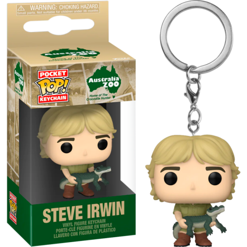 The Crocodile Hunter - Steve Irwin Pocket Pop! Vinyl Keychain