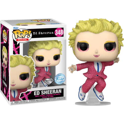 Ed Sheeran - Ed Sheeran in Pink Suit Diamond Glitter Pop! Vinyl Figure