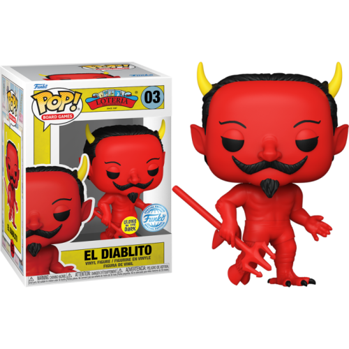 Loteria - El Diablito Glow-in-the-Dark Pop! Vinyl Figure