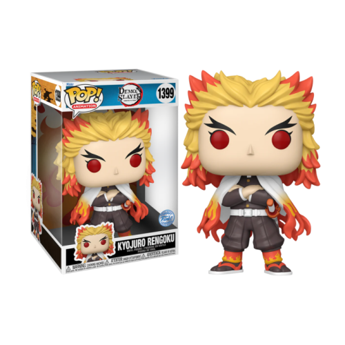 Demon Slayer - Kyojuro Rengoku 10 inch Jumbo Pop! Vinyl Figure