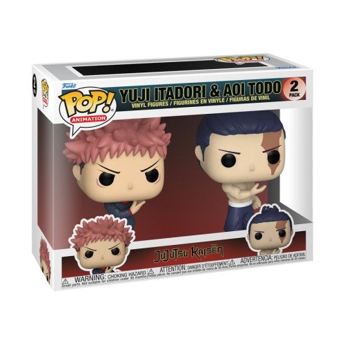 Jujutsu Kaisen - Yuji Itadori & Aoi Todo Pop! Vinyl Figure 2-Pack