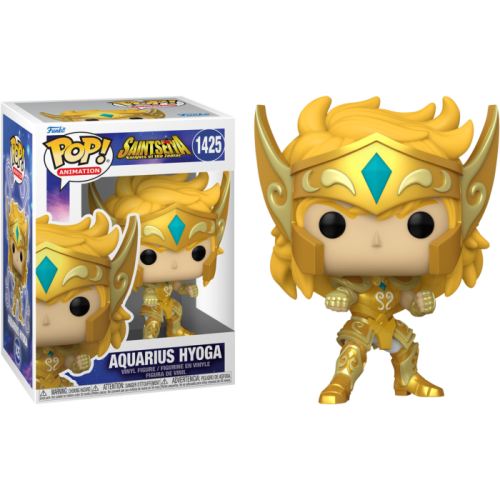 Saint Seiya: Knights of the Zodiac - Aquarius Hyoga in Gold Suit Pop! Vinyl Figure