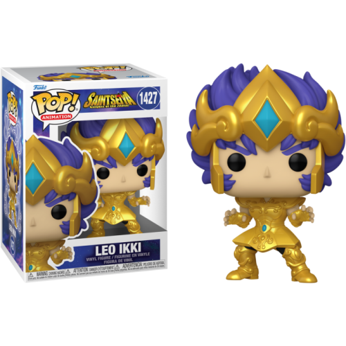 Saint Seiya: Knights of the Zodiac - Leo Ikki in Gold Suit Pop! Vinyl Figure
