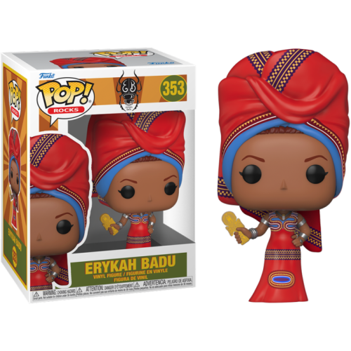 Erykah Badu - Erykah Badu in Red Dress Pop! Vinyl Figure