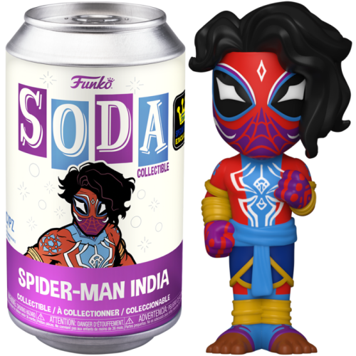 Spider-Man: Across the Spider-Verse - Spider-Man India Vinyl SODA Figure in Collector Can