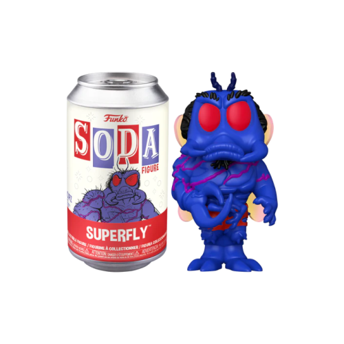 Teenage Mutant Ninja Turtles: Mutant Mayhem - Superfly Vinyl SODA Figure in Collector Can