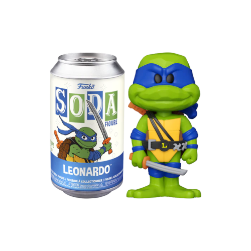 Teenage Mutant Ninja Turtles: Mutant Mayhem - Leonardo Vinyl SODA Figure in Collector Can