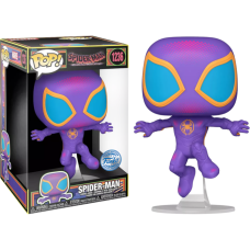 Spider-Man: Across the Spider-Verse - Spider-Man Blacklight 10 inch Jumbo Pop! Vinyl Figure