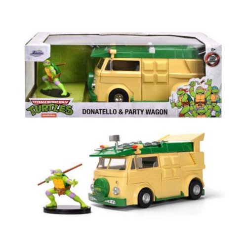 Teenage Mutant Ninja Turtles (TV'87) - HWR Party Wagon w/Donatello 1:24 Scale Vehicle