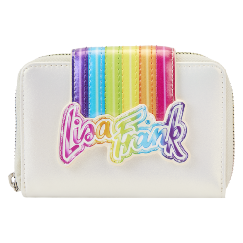 Lisa Frank - Rainbow Logo 4 inch Faux Leather Zip-Around Wallet