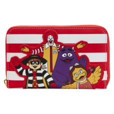 McDonald's - Ronald and Friends 4 inch Faux Leather Zip-Around Wallet