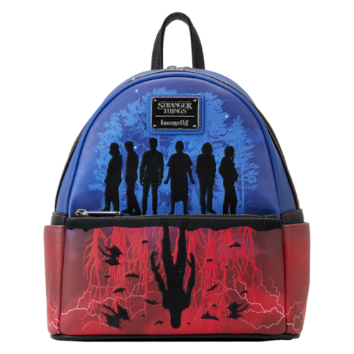 Stranger Things - Upside Down Shadows 10 inch Faux Leather Mini Backpack