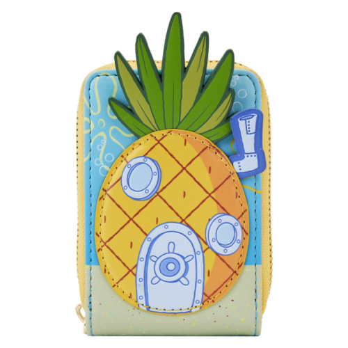 Spongebob Squarepants - Pineapple House 4 inch Faux Leather Accordion Wallet