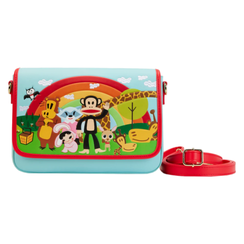 Paul Frank - Rainbow Group 7 inch Faux Leather Crossbody Bag