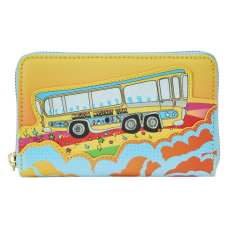 The Beatles - Magical Mystery Tour Bus 4 inch Faux Leather Zip-Around Wallet