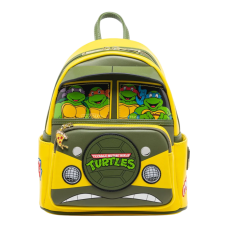 Teenage Mutant Ninja Turtles - Party Wagon Light Up 10 inch Faux Leather Mini Backpack