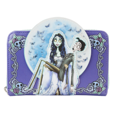 Corpse Bride - Moon Lenticular 4 inch Faux Leather Zip-Around Wallet