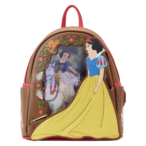 Snow White and the Seven Dwarfs (1937) - Snow White Lenticular Princess Series 10 inch Faux Leather Mini Backpack