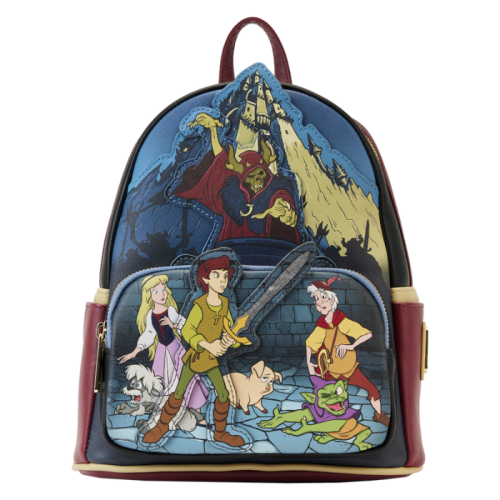 The Black Cauldron - Black Cauldron 10 inch Faux Leather Mini Backpack