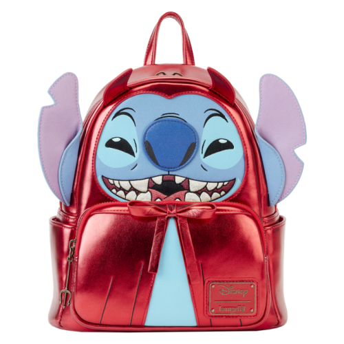 Lilo & Stitch - Stitch Devil Cosplay 10 inch Faux Leather Mini Backpack