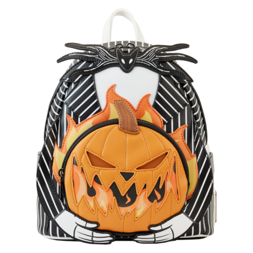 The Nightmare Before Christmas - Pumpkin Head Jack Glow in the Dark 10 inch Faux Leather Mini Backpack