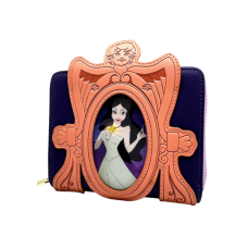 The Little Mermaid (1989) - Ursula & Vanessa Lenticular 4 inch Faux Leather Zip-Around Wallet