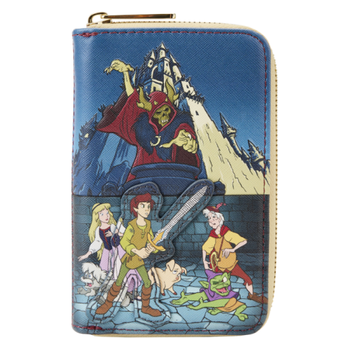 The Black Cauldron - Black Cauldron 4 inch Faux Leather Flap Wallet