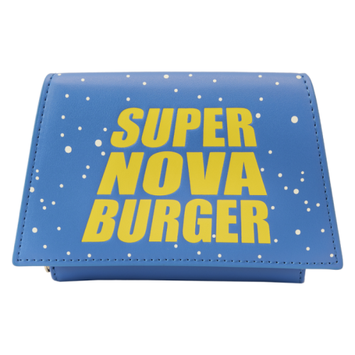Toy Story - Pizza Planet Super Nova Burger Glow in the Dark 4 inch Faux Leather Zip-Around Wallet