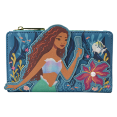 The Little Mermaid (2023) - Live Action 4 inch Faux Leather Flap Wallet