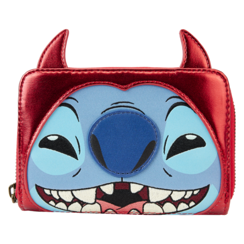 Lilo & Stitch - Stitch Devil Cosplay 4 inch Faux Leather Zip-Around Wallet