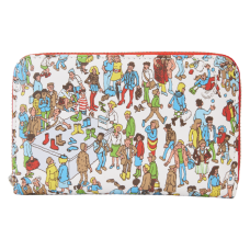 Where’s Waldo? - Waldo 4 inch Faux Leather Zip-Around Wallet